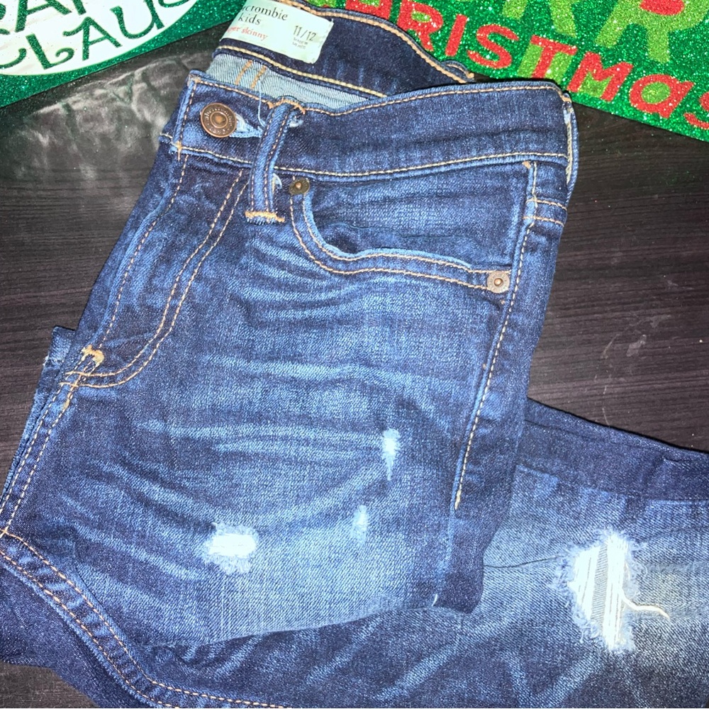 Boys Ambercrombie Jeans very stylish with destroyed look